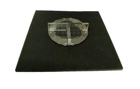 Spezial-Plattenuntersetzer 3 mm Kautschuk T-Kreuze